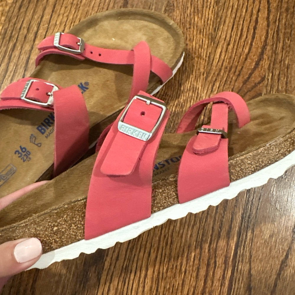Birkenstock pink Mayari sandals - Picture 3 of 11